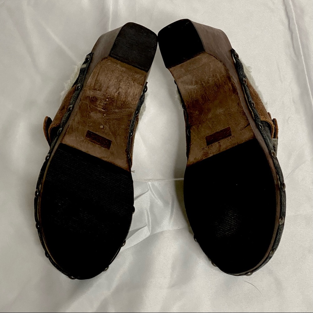 🆕 Dr. Scholl's Denim Fleece-trimmed Clog - Picture 4 of 7